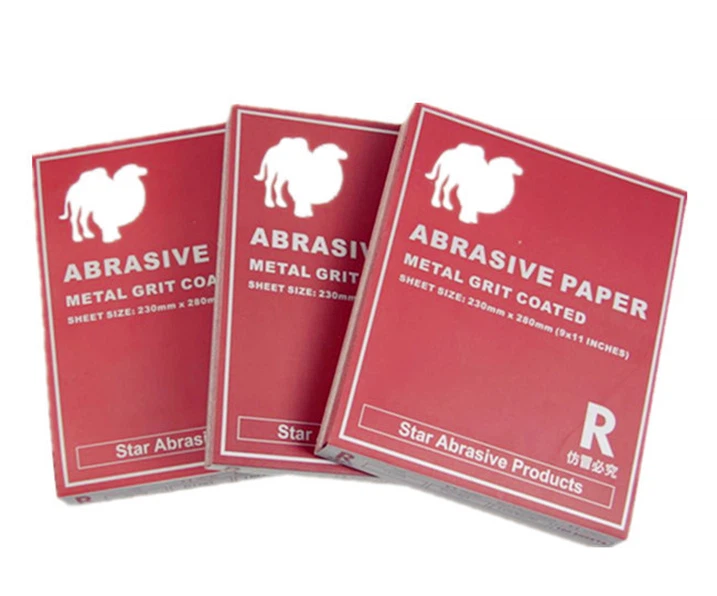 Dry Red Aluminium Oxide Abrasive grinding sandpaper Dry Red Aluminium Oxide Abrasive grinding sandpaper