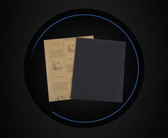 mokrý a suchý brusný papír