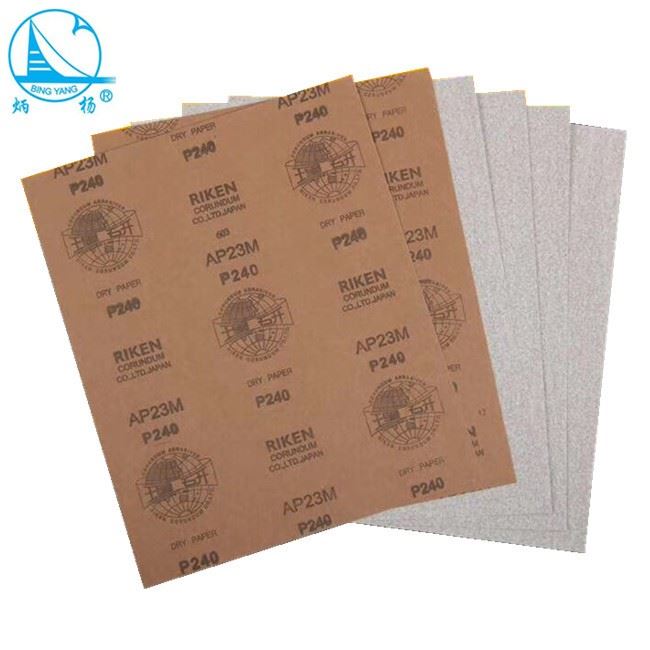 Sandpaper for painted wood